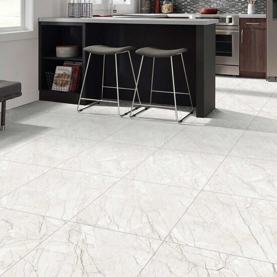 60×60 cm Veneziano Bianco / Carving (~208 SEK/m²)